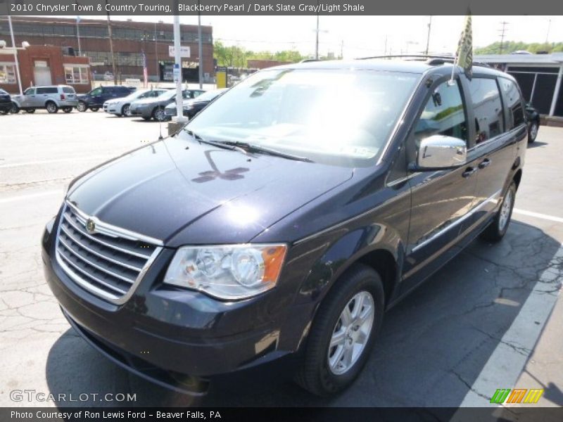 Blackberry Pearl / Dark Slate Gray/Light Shale 2010 Chrysler Town & Country Touring