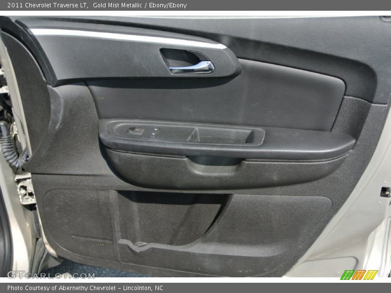 Gold Mist Metallic / Ebony/Ebony 2011 Chevrolet Traverse LT