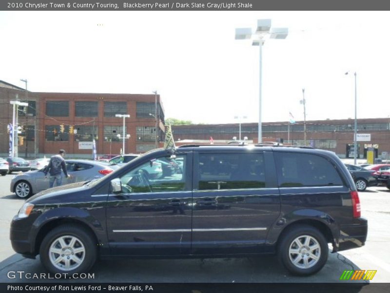 Blackberry Pearl / Dark Slate Gray/Light Shale 2010 Chrysler Town & Country Touring