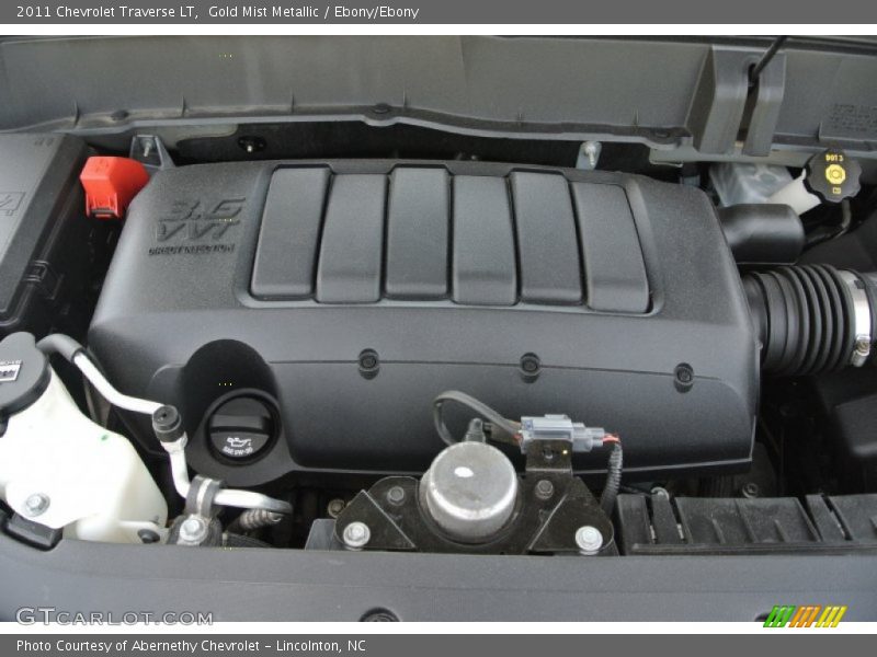 Gold Mist Metallic / Ebony/Ebony 2011 Chevrolet Traverse LT