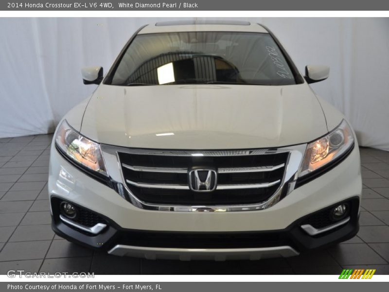 White Diamond Pearl / Black 2014 Honda Crosstour EX-L V6 4WD