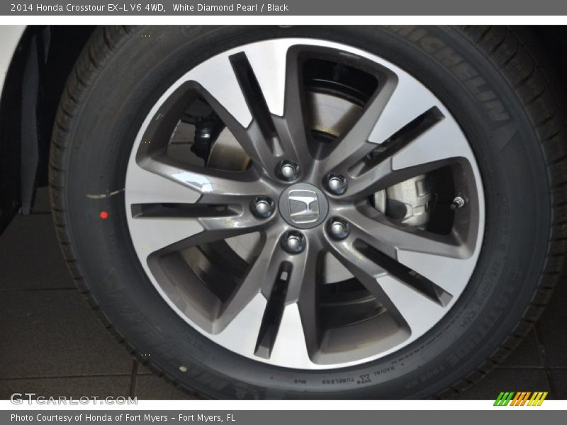 White Diamond Pearl / Black 2014 Honda Crosstour EX-L V6 4WD