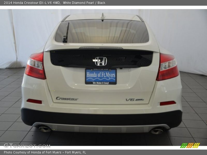 White Diamond Pearl / Black 2014 Honda Crosstour EX-L V6 4WD