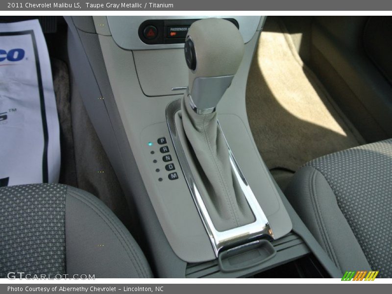 Taupe Gray Metallic / Titanium 2011 Chevrolet Malibu LS