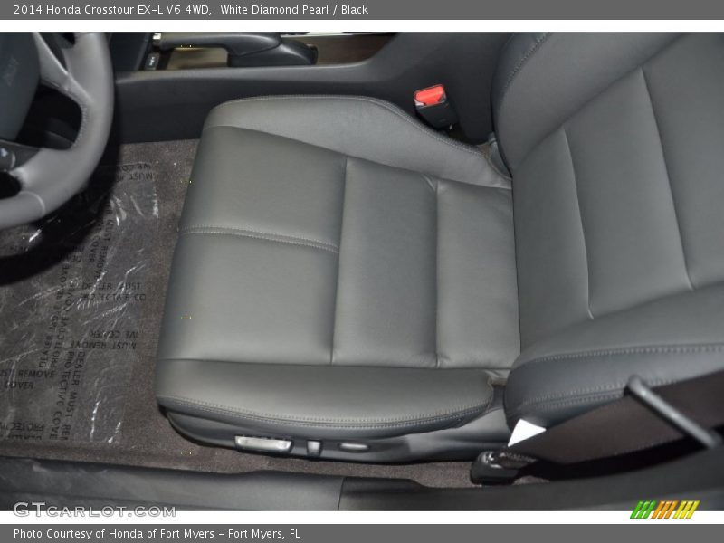 White Diamond Pearl / Black 2014 Honda Crosstour EX-L V6 4WD
