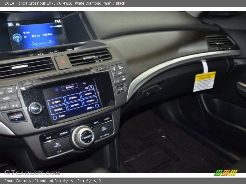 White Diamond Pearl / Black 2014 Honda Crosstour EX-L V6 4WD