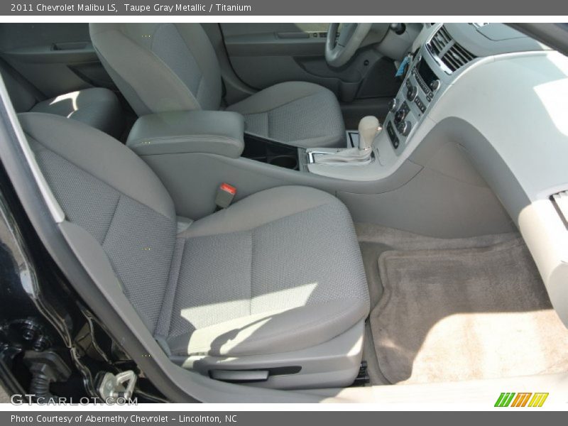 Taupe Gray Metallic / Titanium 2011 Chevrolet Malibu LS