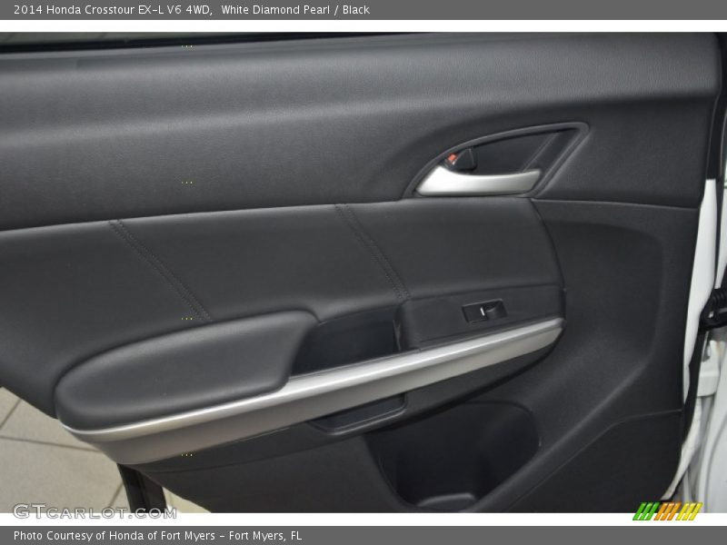 White Diamond Pearl / Black 2014 Honda Crosstour EX-L V6 4WD