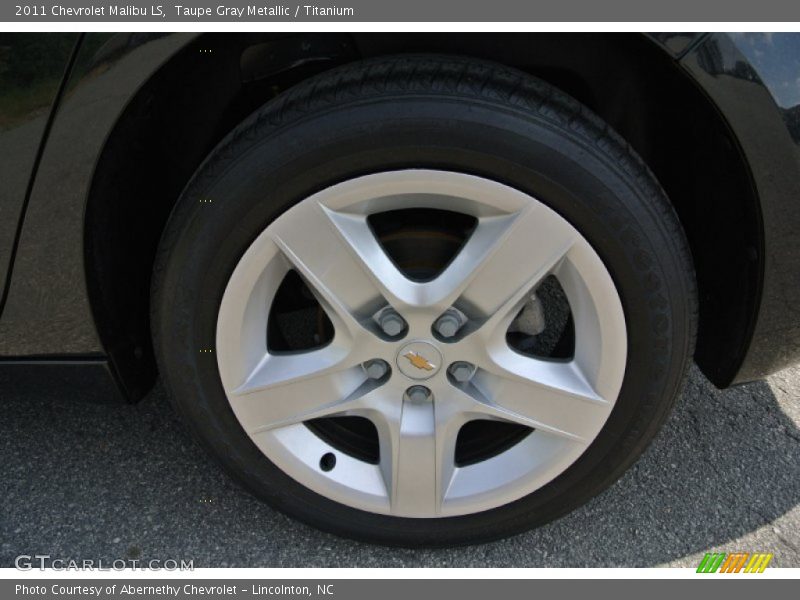 Taupe Gray Metallic / Titanium 2011 Chevrolet Malibu LS