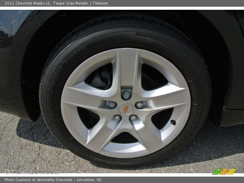 Taupe Gray Metallic / Titanium 2011 Chevrolet Malibu LS