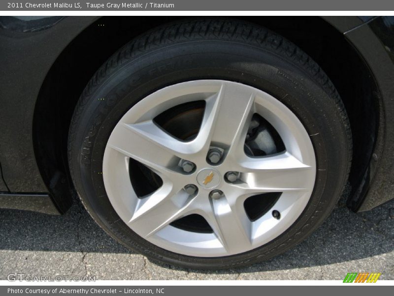 Taupe Gray Metallic / Titanium 2011 Chevrolet Malibu LS