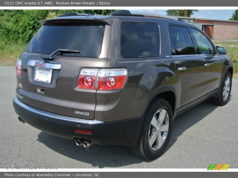 Medium Brown Metallic / Ebony 2012 GMC Acadia SLT AWD