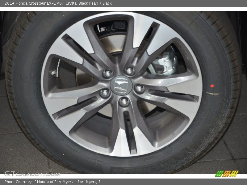 Crystal Black Pearl / Black 2014 Honda Crosstour EX-L V6
