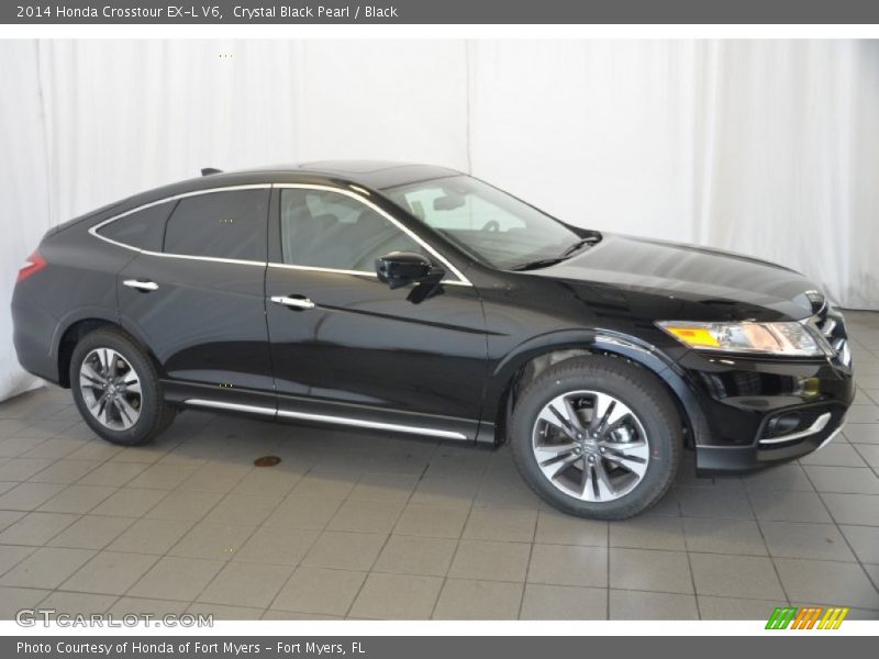 Crystal Black Pearl / Black 2014 Honda Crosstour EX-L V6