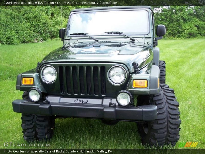 Moss Green Pearlcoat / Camouflage 2004 Jeep Wrangler Willys Edition 4x4