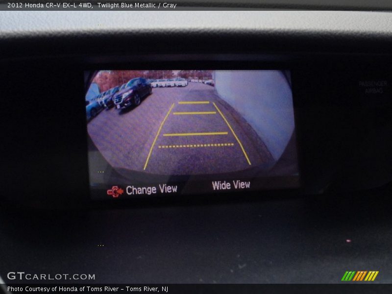 Twilight Blue Metallic / Gray 2012 Honda CR-V EX-L 4WD