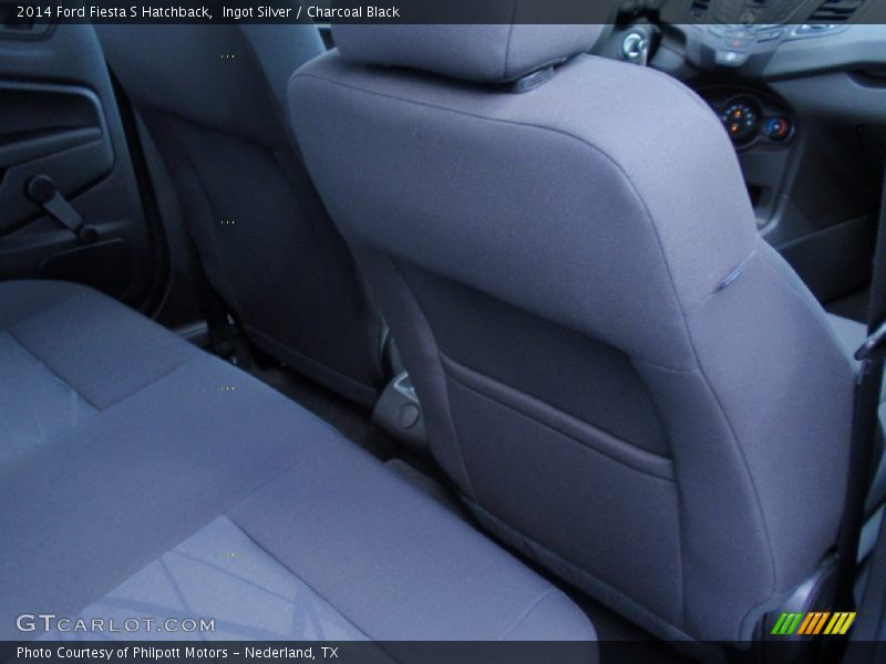 Ingot Silver / Charcoal Black 2014 Ford Fiesta S Hatchback