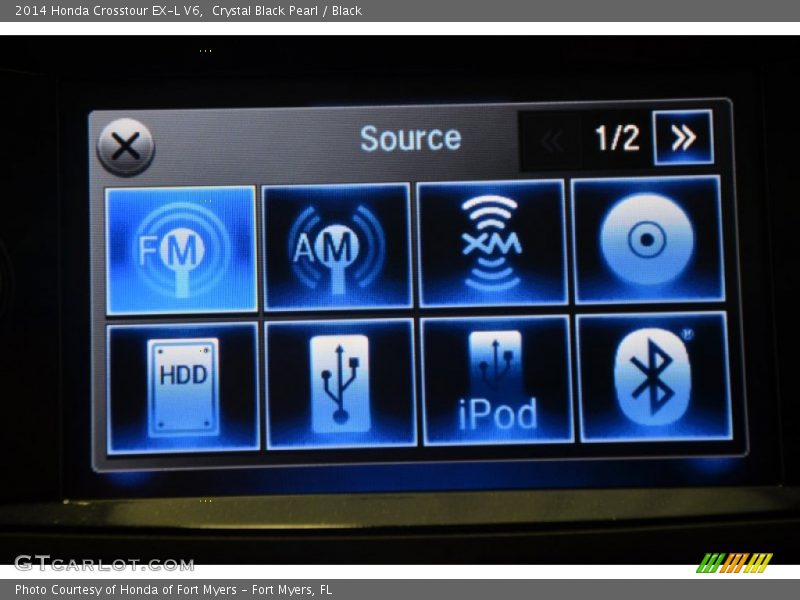 Crystal Black Pearl / Black 2014 Honda Crosstour EX-L V6