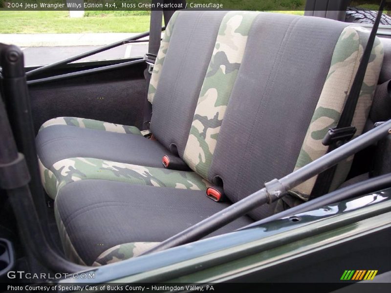 Moss Green Pearlcoat / Camouflage 2004 Jeep Wrangler Willys Edition 4x4