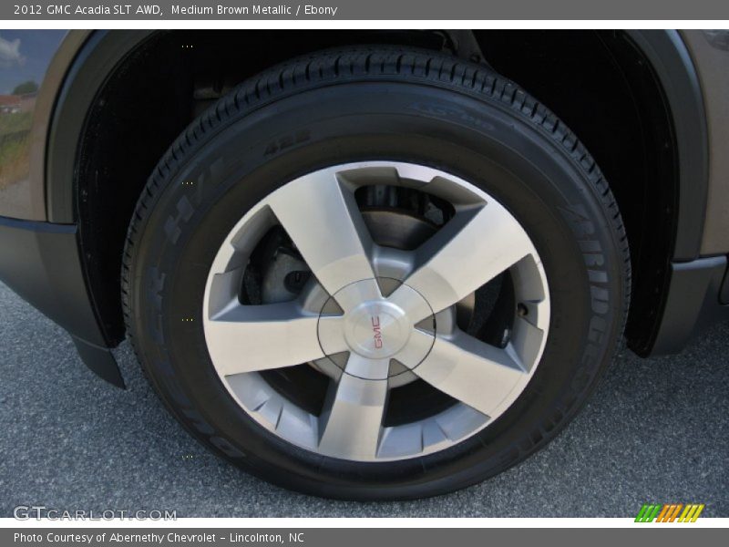 Medium Brown Metallic / Ebony 2012 GMC Acadia SLT AWD