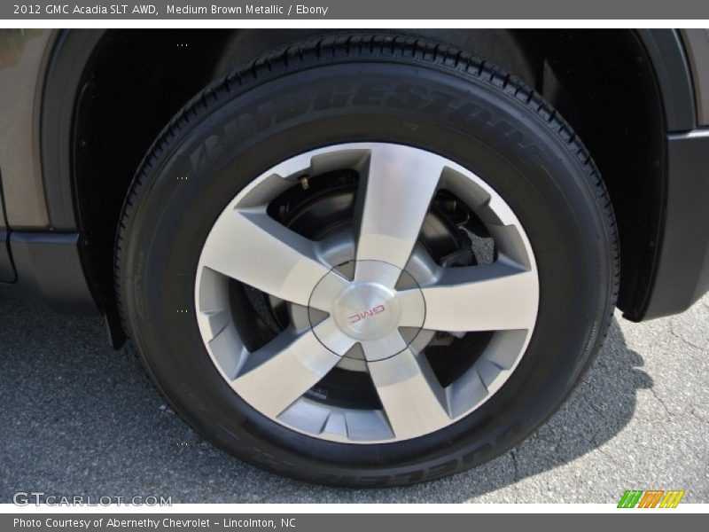 Medium Brown Metallic / Ebony 2012 GMC Acadia SLT AWD