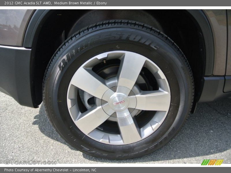 Medium Brown Metallic / Ebony 2012 GMC Acadia SLT AWD