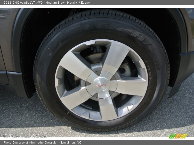 Medium Brown Metallic / Ebony 2012 GMC Acadia SLT AWD