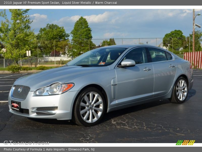 Liquid Silver Metallic / Warm Charcoal 2010 Jaguar XF Premium Sport Sedan