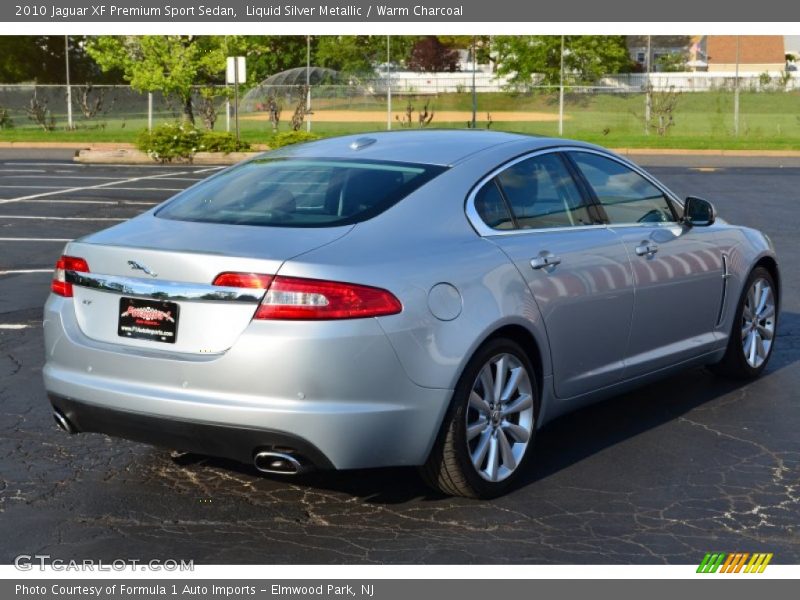 Liquid Silver Metallic / Warm Charcoal 2010 Jaguar XF Premium Sport Sedan