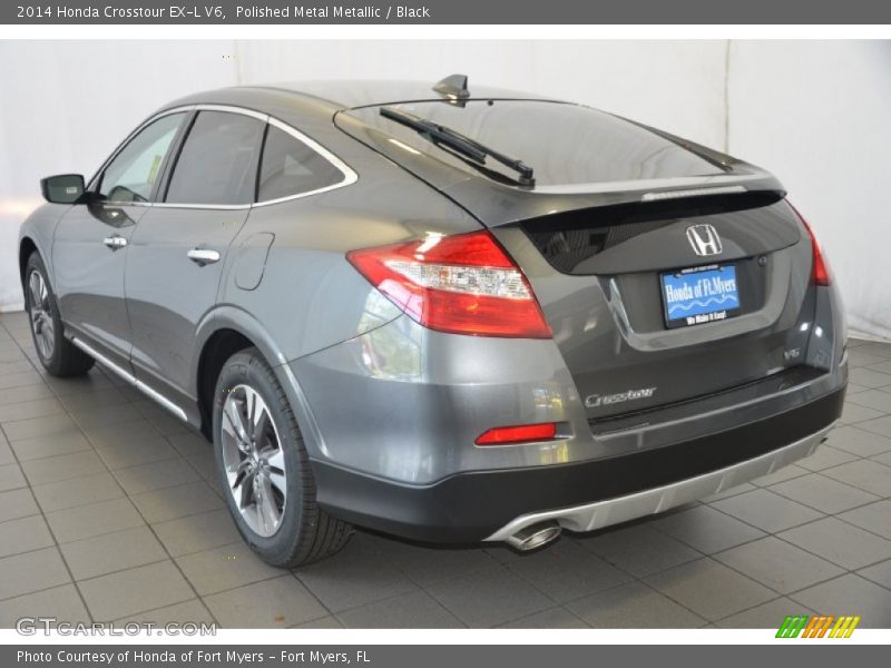 Polished Metal Metallic / Black 2014 Honda Crosstour EX-L V6