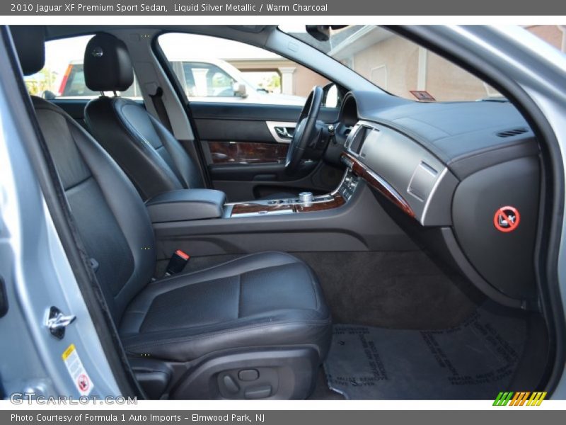 Liquid Silver Metallic / Warm Charcoal 2010 Jaguar XF Premium Sport Sedan