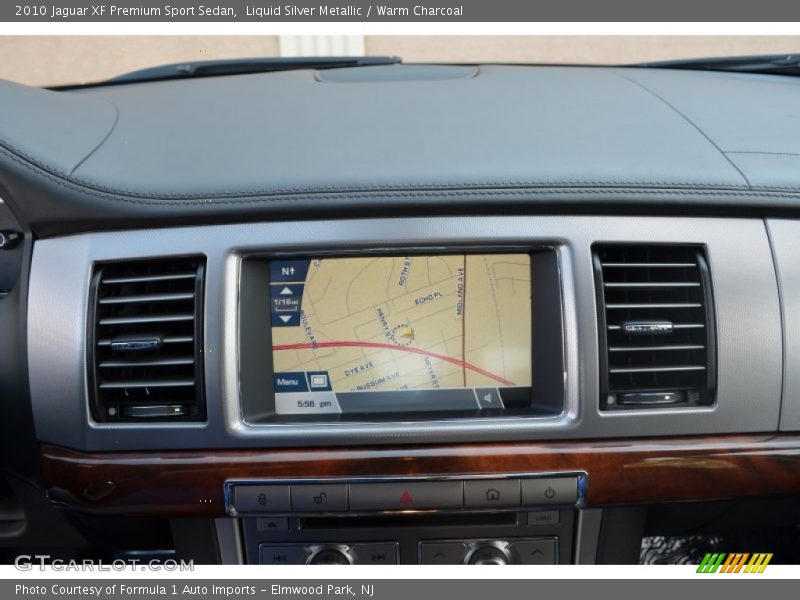 Liquid Silver Metallic / Warm Charcoal 2010 Jaguar XF Premium Sport Sedan