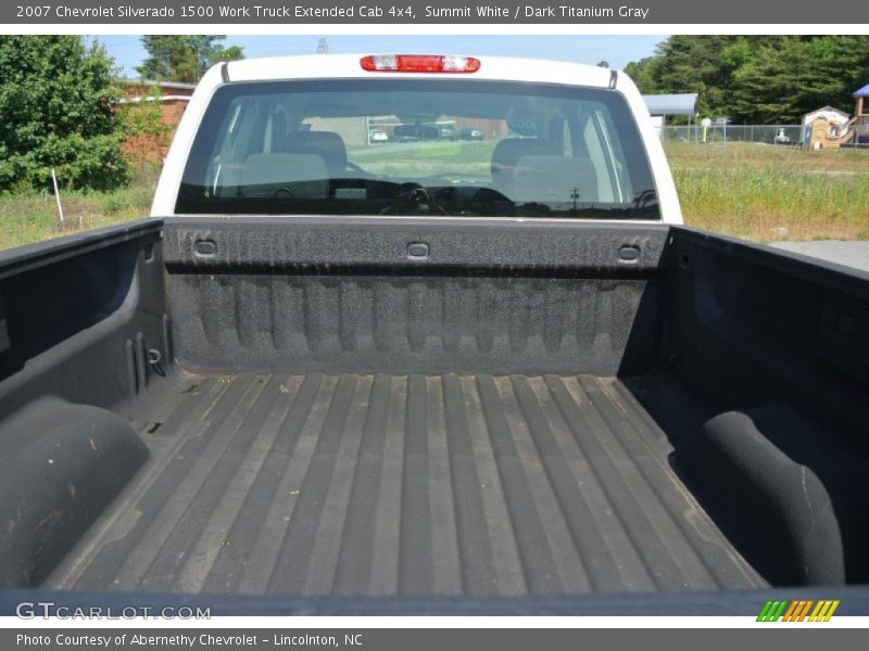 Summit White / Dark Titanium Gray 2007 Chevrolet Silverado 1500 Work Truck Extended Cab 4x4