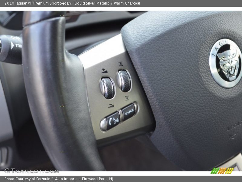 Liquid Silver Metallic / Warm Charcoal 2010 Jaguar XF Premium Sport Sedan