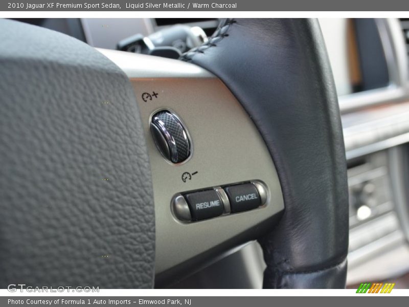 Liquid Silver Metallic / Warm Charcoal 2010 Jaguar XF Premium Sport Sedan