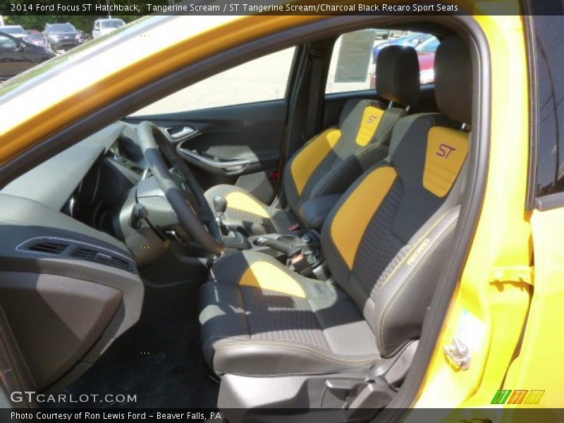 Front Seat of 2014 Focus ST Hatchback