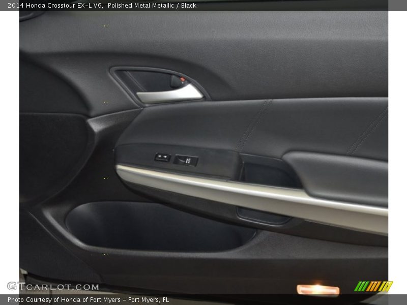 Polished Metal Metallic / Black 2014 Honda Crosstour EX-L V6