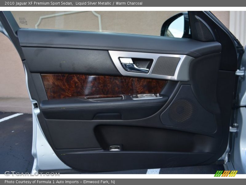 Liquid Silver Metallic / Warm Charcoal 2010 Jaguar XF Premium Sport Sedan