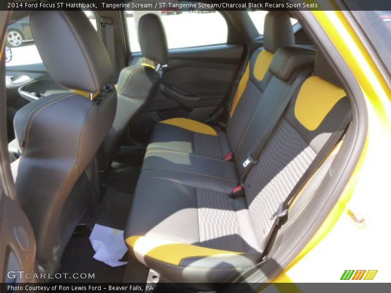 Rear Seat of 2014 Focus ST Hatchback