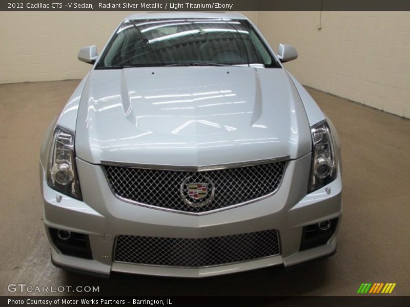 Radiant Silver Metallic / Light Titanium/Ebony 2012 Cadillac CTS -V Sedan