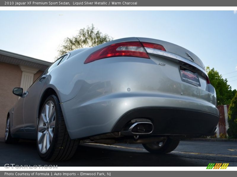 Liquid Silver Metallic / Warm Charcoal 2010 Jaguar XF Premium Sport Sedan