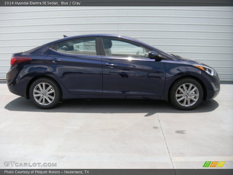 Blue / Gray 2014 Hyundai Elantra SE Sedan