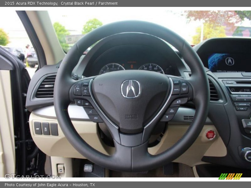 Crystal Black Pearl / Parchment 2015 Acura RDX Technology