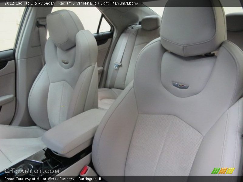 Radiant Silver Metallic / Light Titanium/Ebony 2012 Cadillac CTS -V Sedan