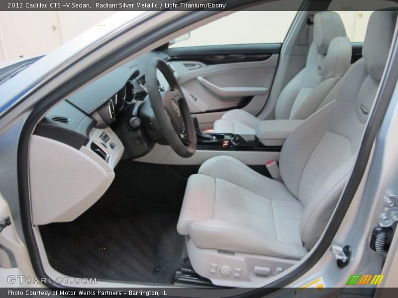 Radiant Silver Metallic / Light Titanium/Ebony 2012 Cadillac CTS -V Sedan