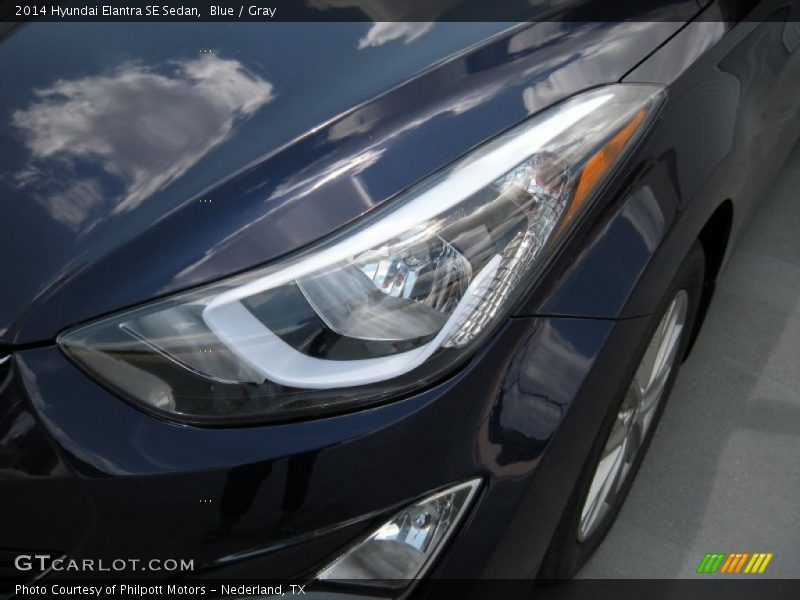 Blue / Gray 2014 Hyundai Elantra SE Sedan