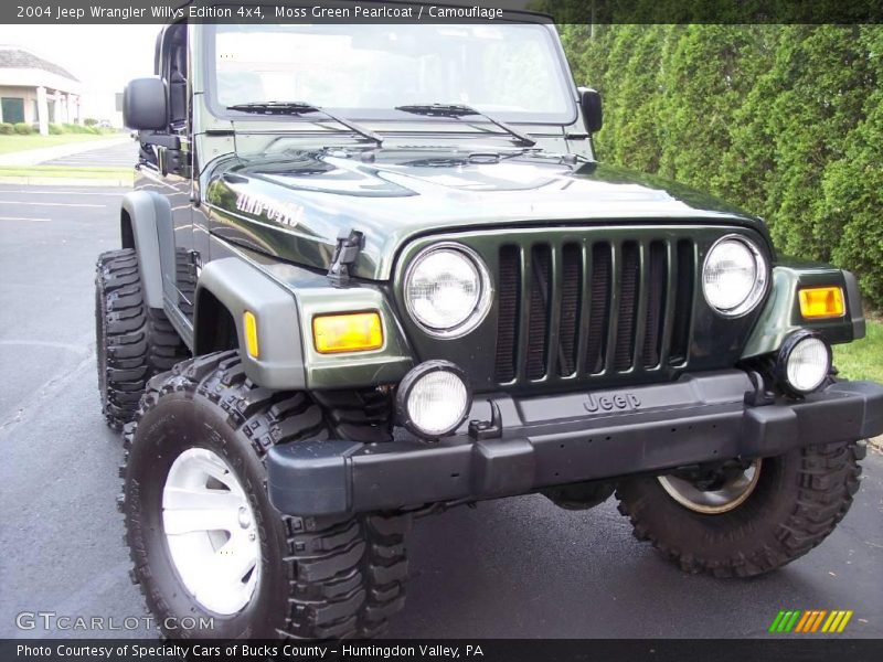 Moss Green Pearlcoat / Camouflage 2004 Jeep Wrangler Willys Edition 4x4
