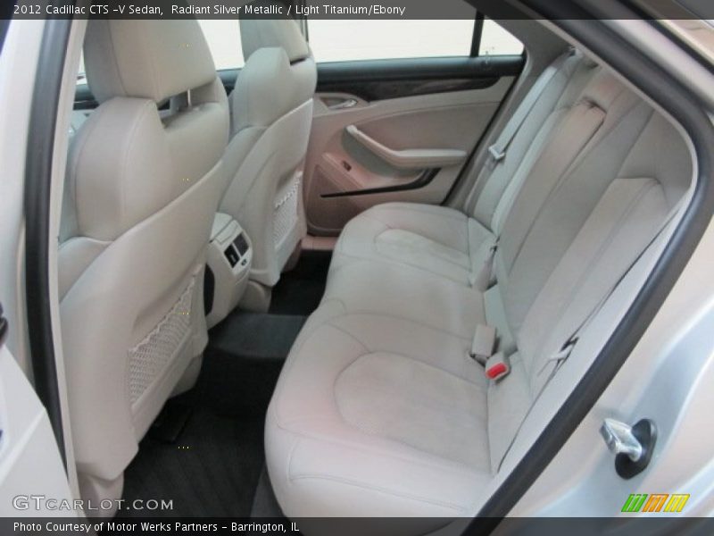 Radiant Silver Metallic / Light Titanium/Ebony 2012 Cadillac CTS -V Sedan