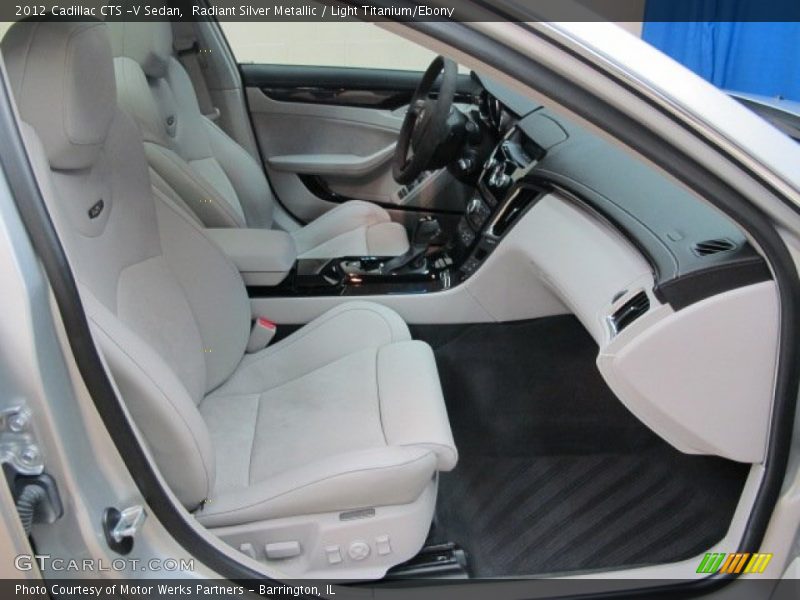 Radiant Silver Metallic / Light Titanium/Ebony 2012 Cadillac CTS -V Sedan
