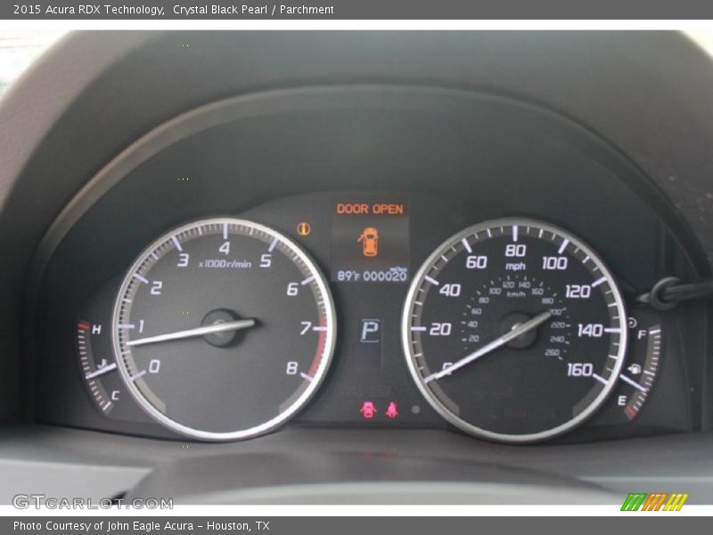 Crystal Black Pearl / Parchment 2015 Acura RDX Technology
